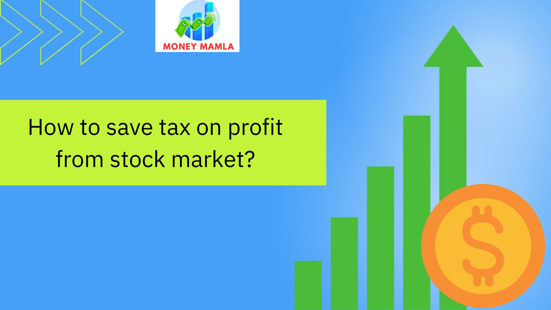 How to save tax on profit from stock market